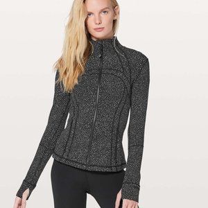 Lululemon Define Jacket, White & Black, Sz 6